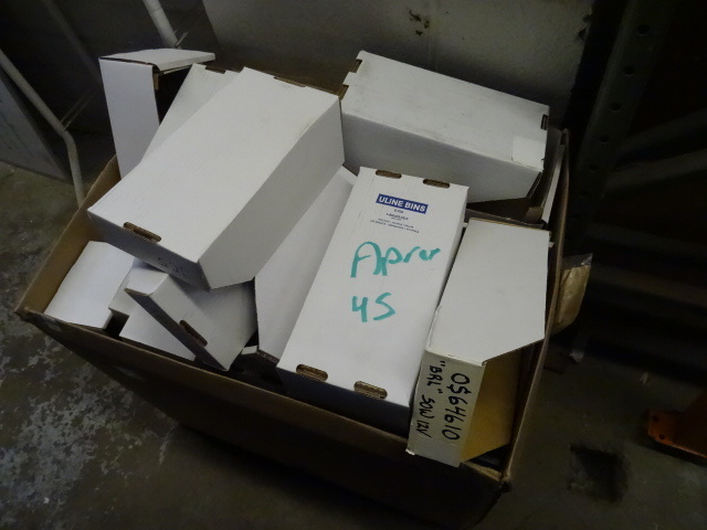 lot 170 image: Approx 45 Corrugated Parts Bins