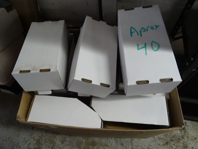 lot 175 image: Approx 40 Corrugated Parts Bins