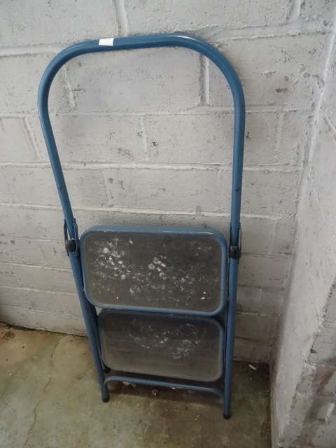 lot 177 image: 2 Step Folding Step Stool