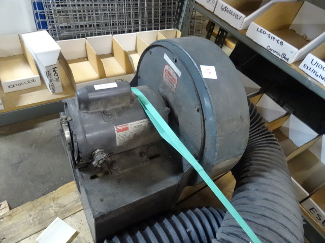 lot 13 image: Dayton Model  4C100 Blower. 1 Hp.