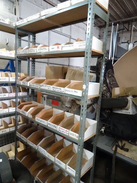 lot 15 image: Slide N Lock Shelving Unit Cardboard