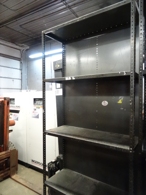 lot 20 image: Metal Shelving Unit 36 X 15 X 87
