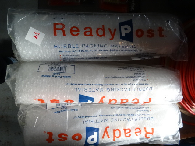 lot 59 image: 3 Rolls of Bubble Packing Material.