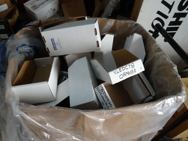 lot 70 image: Approx 50 Corrugated Parts Bins