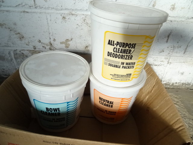 lot 74 image: Misc. Cleaners, Packets you add to water