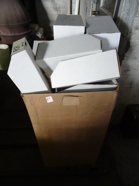 lot 89 image: Approx 50 Corrugated Parts Bins