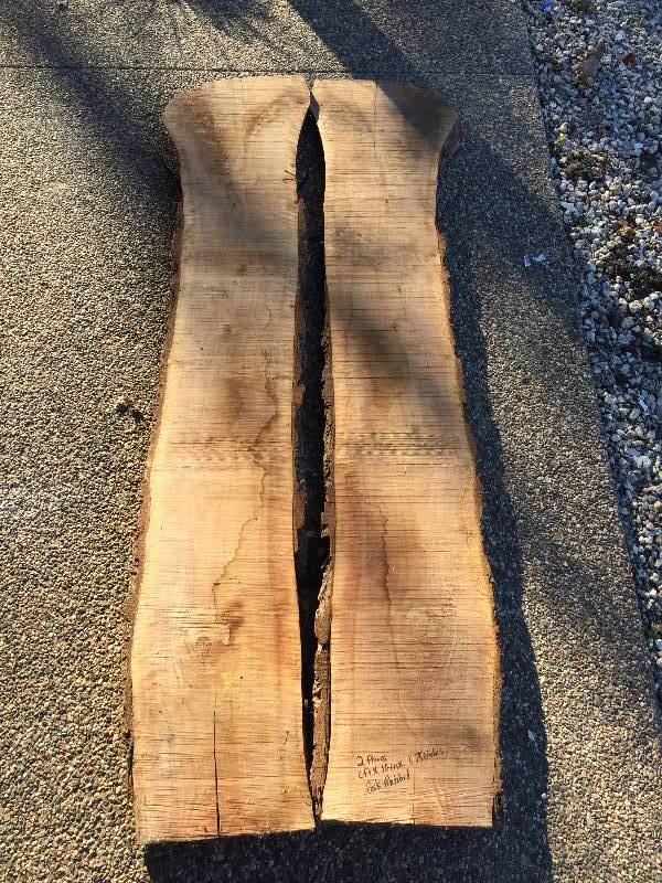 BLACK WALNUT BOOK MATCHED PIECES
