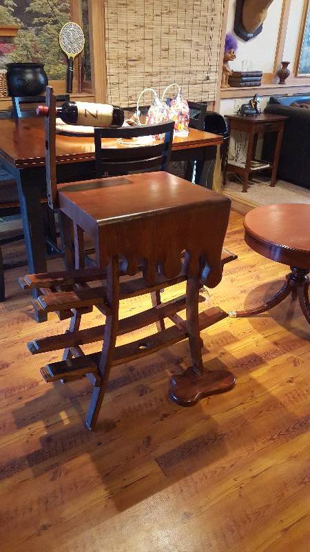 Custom One of Kind Wine Rack Table