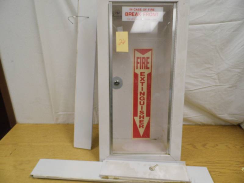 lot 26 image: Fire Extinguisher Cabinet
