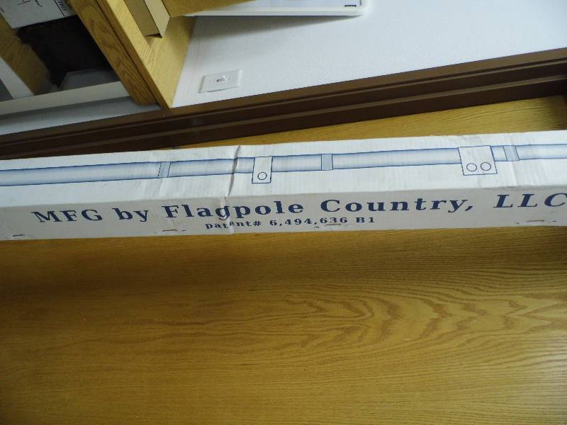 lot 50 image: 20 Titan Flag Pole w Gold Ball