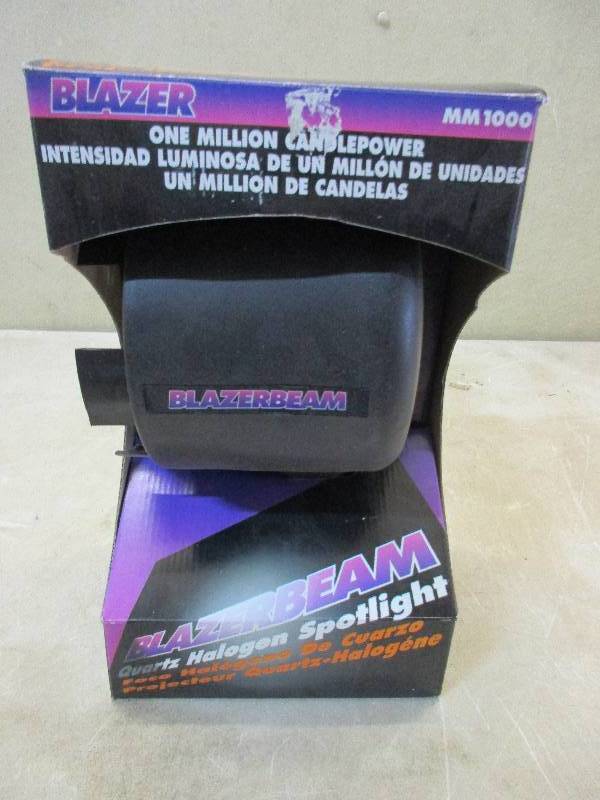 lot 9 image: blazer beam spotlight 1 million candle watt power