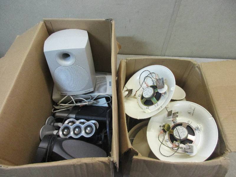 lot 35 image: computer speakers ceiling speakers