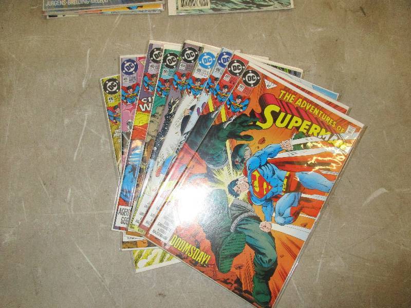 lot 80 image: DC super man comics #490-497