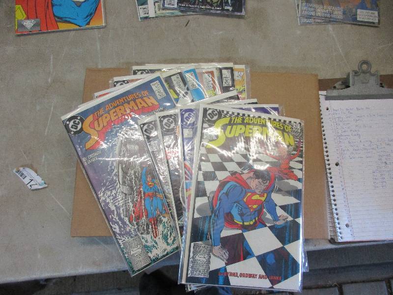 lot 89 image: DC super man comics #440-449