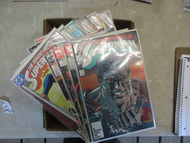 lot 90 image: DC super man comics #430-439