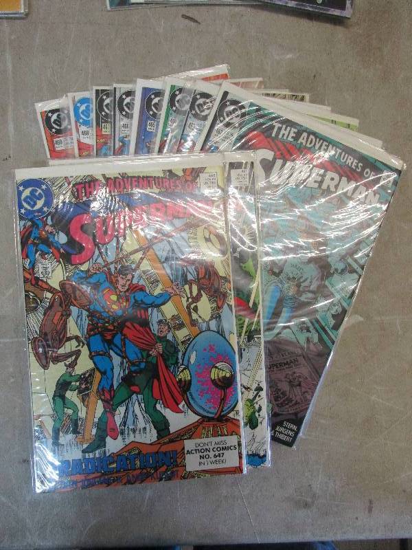 lot 91 image: DC super man comics #460-469