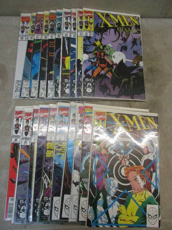lot 101 image: x-men classic issues#50-69