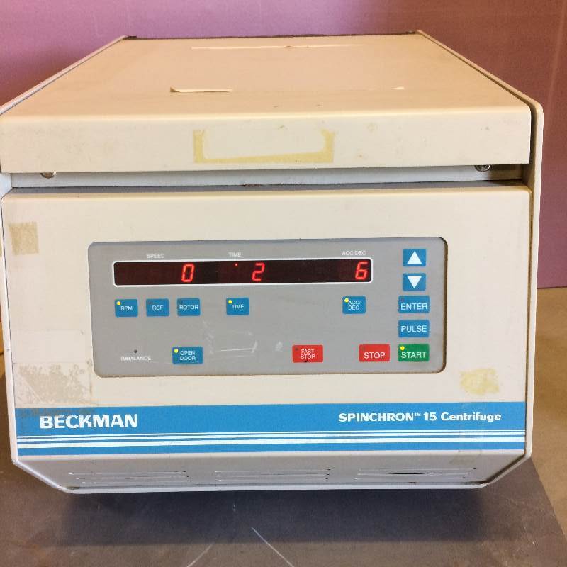 BIG WOW RETAILS USED VALUE AT $1000 BEKMAN SPINCHRON 15 Compact Tabletop Centrifuge - GOOD CONDITION - Youtube now available