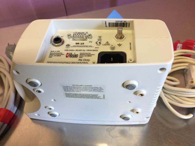 WOW Retails Used $500.00 Masimo Rad-87 Pulse Oximeter - Excellent Condition - White