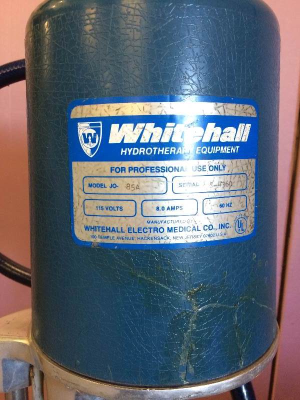 lot 39 image: RETAILS $$$ Whitehall MOBILE HYDROTHERAPY EXTREMITIES 25 GALLON STAINLESS STEEL TUB TANK  WHITEHALL WHIRLPOOL - WORKS - SEE PICS FOR CONDITIO