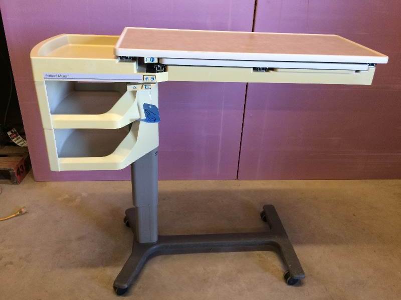 patient mate overbed table