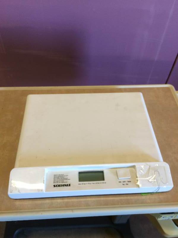 lot 46 image: Soehnle Digital Infant Scale - Needs Clean up