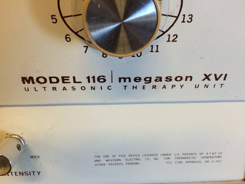 lot 71 image: Retails Used $275 Birtcher 116 Megason Xvi Ultrasonic Therapy Unit - Good Condition - OrangeWhite