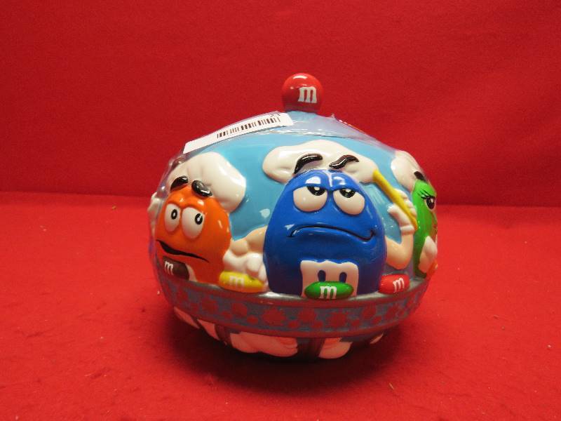 lot 23 image: M&M Collectible Jar