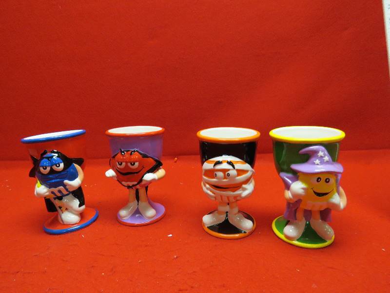 lot 34 image: M&M Halloween Collectible Chalises