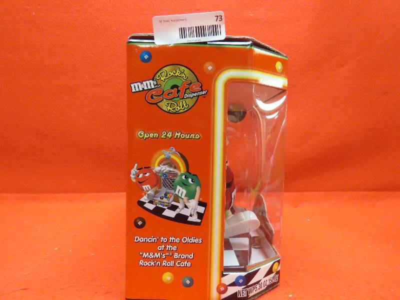 lot 73 image: M&M Collectible Rockin Roll Cafe Candy Dispenser