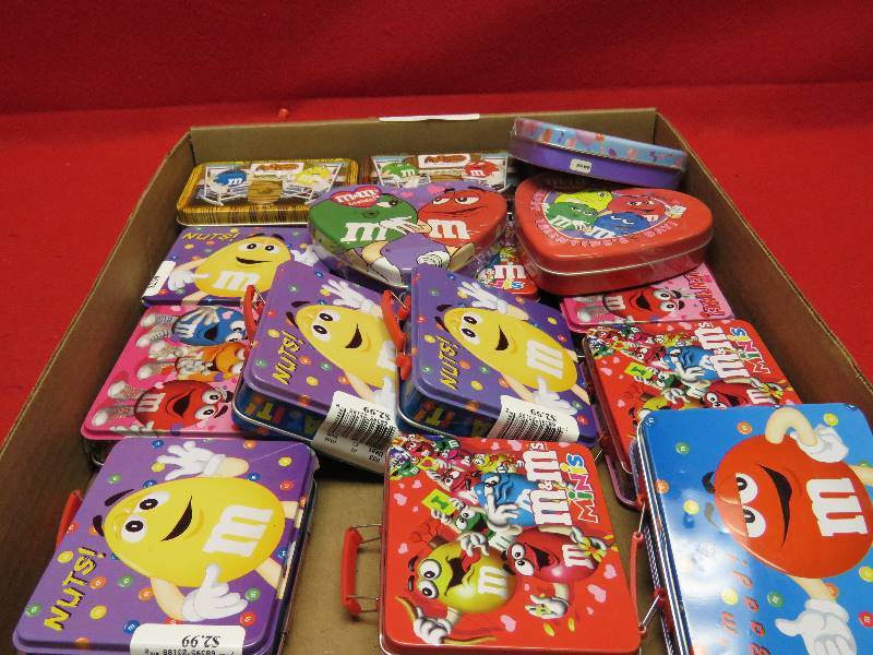 lot 124 image: Collectible M&M Tins
