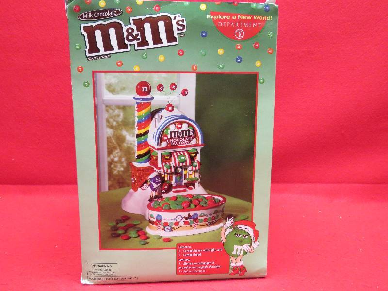 lot 126 image: Dept. 56 M&M Collectible Lighted Candy Dish
