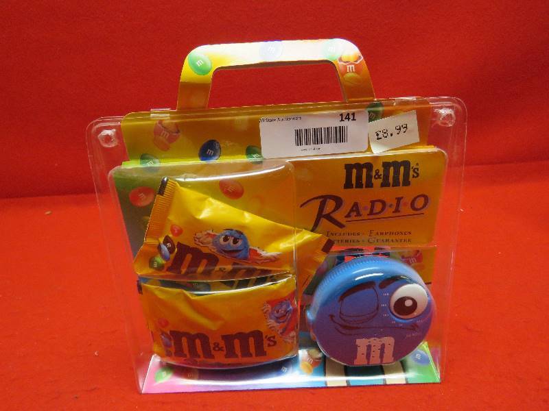 lot 141 image: Collectible M&M Radio
