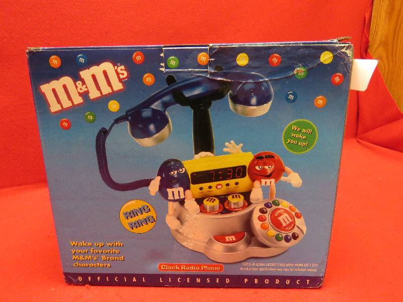lot 166 image: M&M Collectible Clock Radio Phone