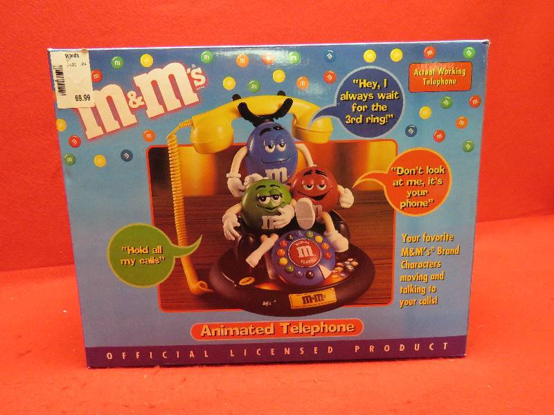 lot 169 image: M&M Collectible Animated Telephone