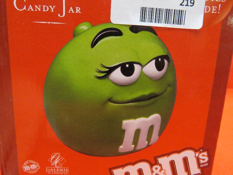 lot 219 image: M&M Collectible Ceramic Candy Jar