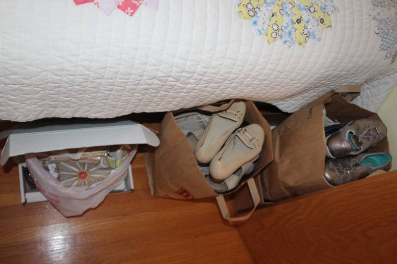 lot 18 image: Remainder of Room Lot Includes Shoes, And More