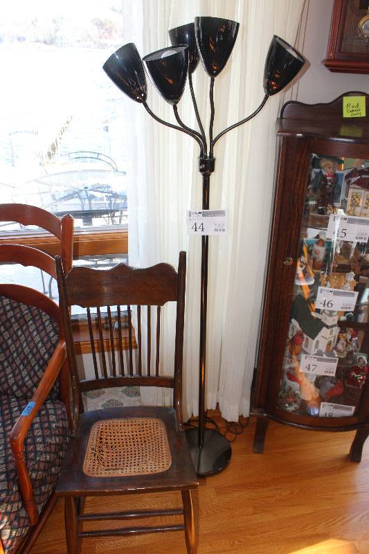 lot 44 image: Floor Lamp & Chair