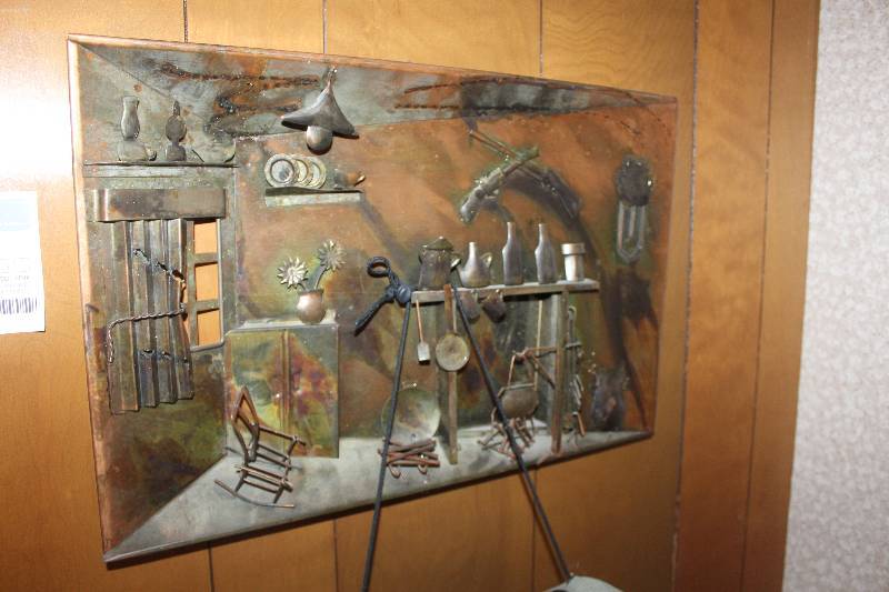 lot 91 image: 3D Copper Wall Art
