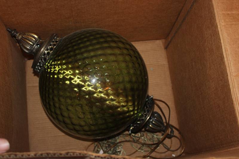 lot 129 image: Hanging Light Fixture