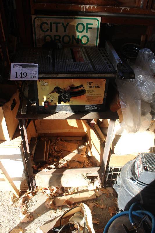 lot 149 image: 10in. Table Saw