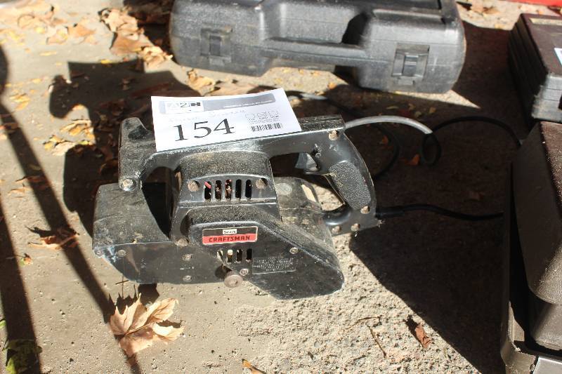 lot 154 image: Sears 3in. Belt Sander