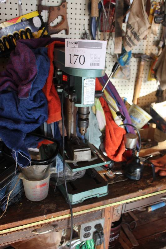 lot 170 image: 12in. 5-Speed Drill Press w Weida Induction Motor