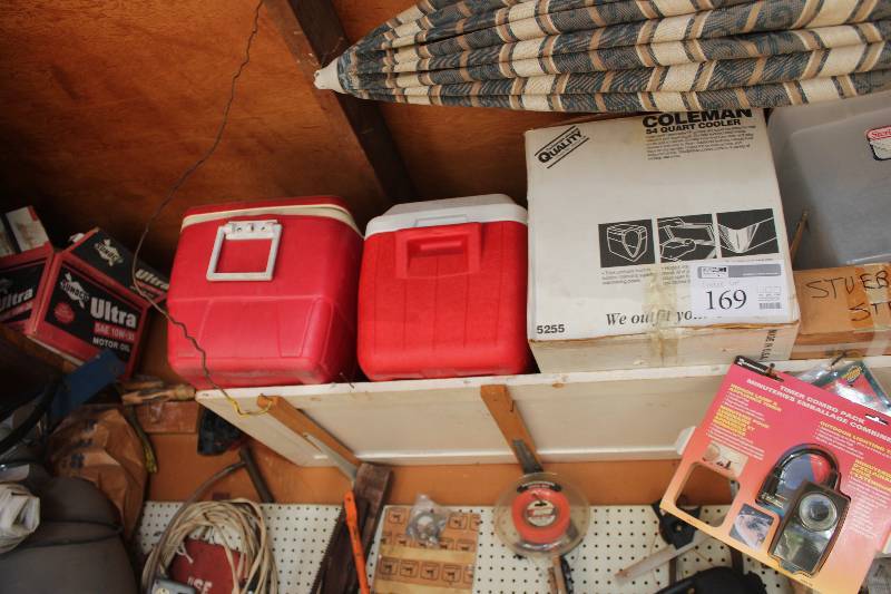 lot 169 image: Lot of Coolers