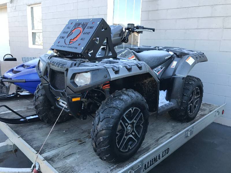 15 Polaris Sportsman 850 Sp Atv Snowmobile Atv Auction K Bid