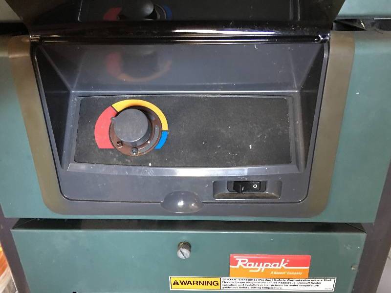 lot 224 image: raypak above ground pool heater works