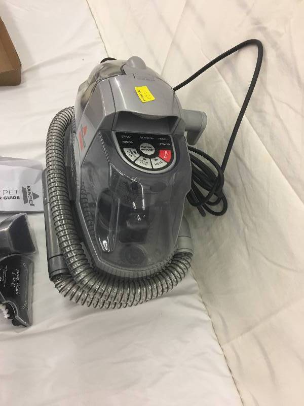 lot 121 image: BISSELL Spotbot Pet Handsfree Spot and Stain Cleaner with Deep Reach Technology, 33N8A - Corded