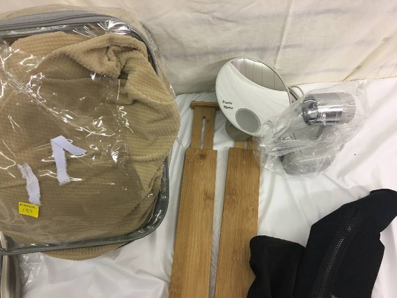 lot 67 image: couch cover, shower head
