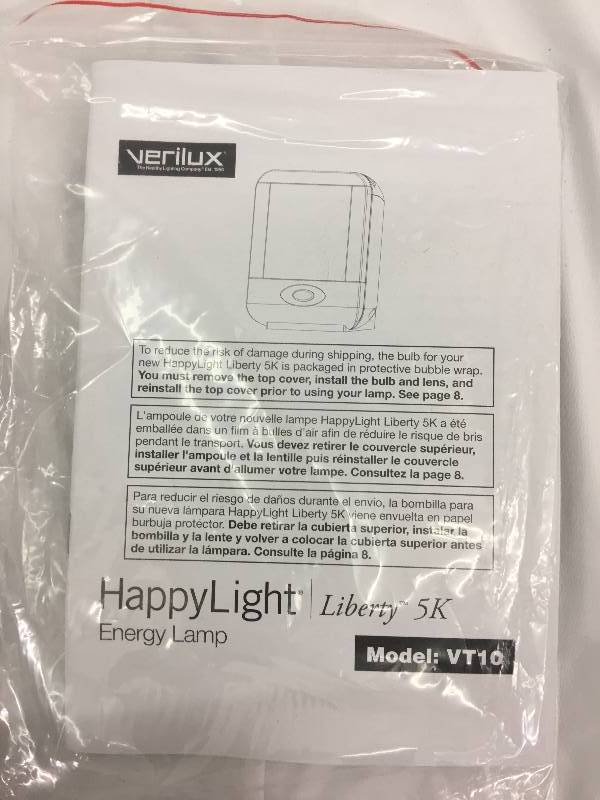 lot 173 image: Verilux HappyLight Energy Lamp 5000