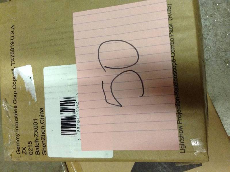 lot 50 image: Gemmy 35954 Lightshow Kaleidoscope-combo Pack (rgb) Brand